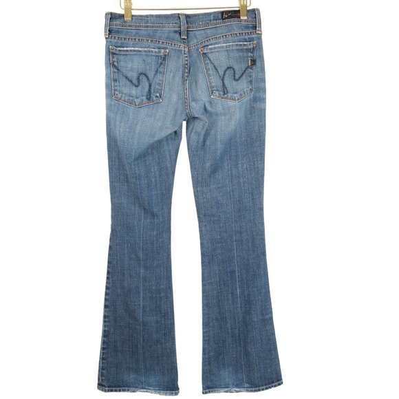 Citizens of Humanity Ingrid 002 Stretch Jeans Low Waist Flare  27 fits like 25 - Picture 5 of 12